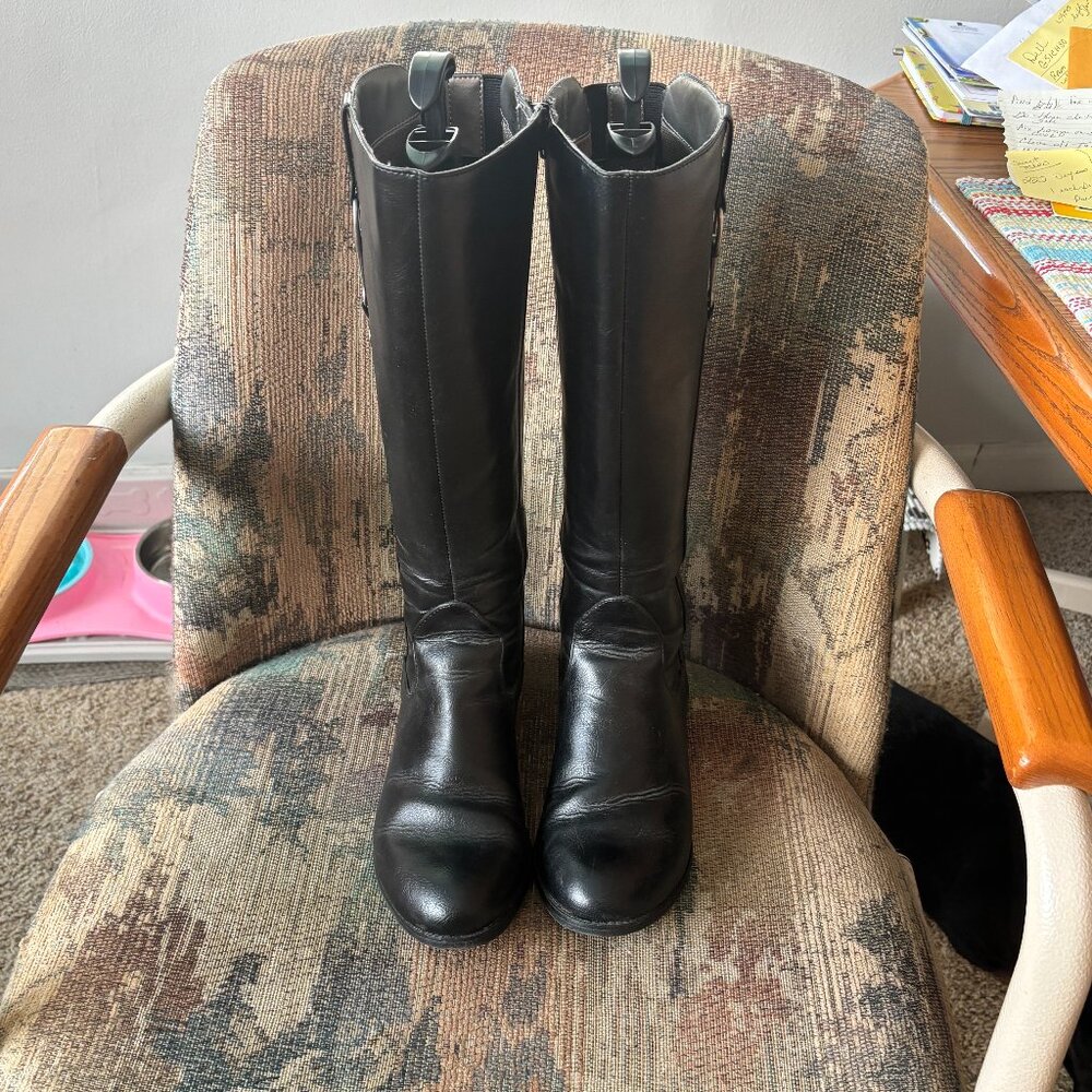 Ladies Wide Calf Knee High Boots
